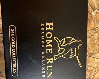 Mark McGwire 24K Gold-Plated Home Run Record Breaker Collectible - Limited Edition 00368