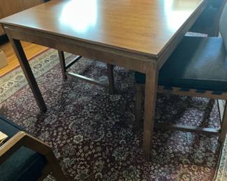 Mid-Century Modern Oak Dining Table