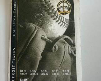 Detroit Tigers Ballpark Collector Cards Set