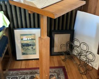 Oak Adjustable Lectern/Pulpit