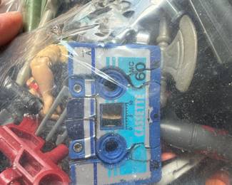 Assorted Vintage Transformers G1 Cassette Accessories Lot