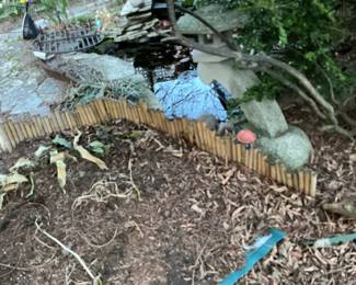Bamboo Garden Edging and Decorative Elements
