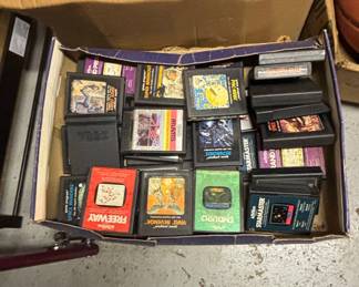 Assorted Vintage Atari 2600 Game Cartridges