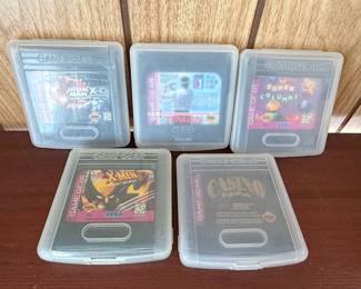 Sega Game Gear Game Cartridges Lot