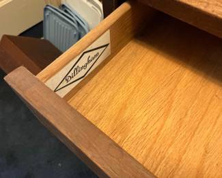 Merton Gershun for Dillingham "Esprit" Mid-Century Modern Walnut Desk