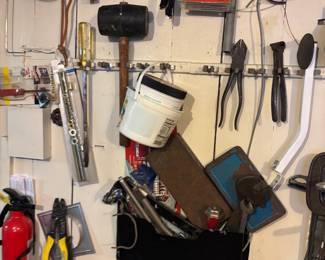 Assorted Hand Tools and Hardware