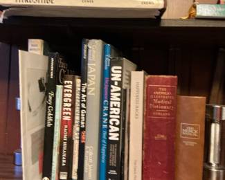 Assorted Books on Japanese Art, Culture, and Medical Reference