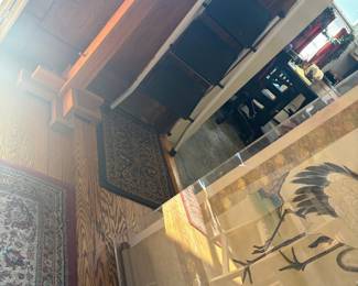 Japanese Scroll Painting of Cranes