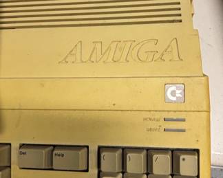 Commodore Amiga 500 Computer with Monitor and Manuals