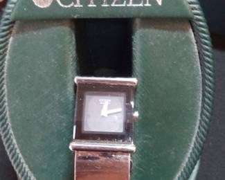 Citizen Eco-Drive Axiom Black Dial Stainless Steel Watch