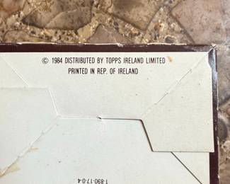 1984 Topps Baseball "Traded" Series Box