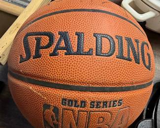 Spalding NBA Gold Series Basketball with Autographs
