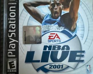 NBA Live 2001 PlayStation Game