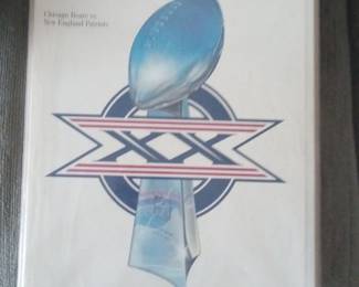 Super Bowl XX Official Game Program