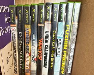 Original Xbox Video Games Collection