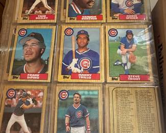 1987 Topps Baseball Cards Collection