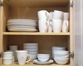 White Ceramic Dinnerware Set