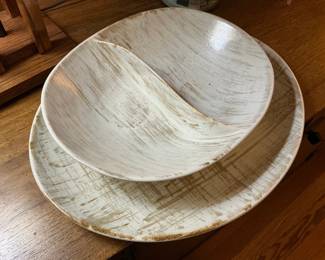 Mid-Century Divided Serving Dish