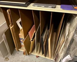 Assorted Art and Framing Supplies