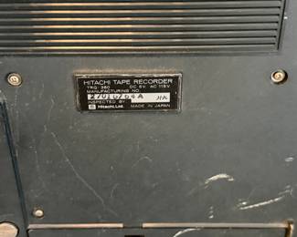 Hitachi TRQ-380 Lawnic Matic Reel-to-Reel Tape Recorder