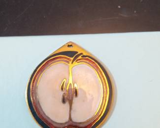 Apple Slice Pendant