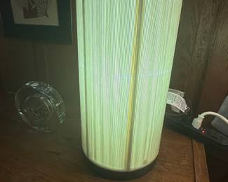 Crate & Barrel Vertical Pleated Table Lamp