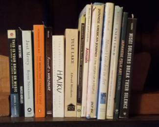 Collection of Non-Fiction Books on Japanese American History and Art, Psychology, and Science