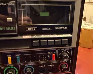 Denonette GP-K220 Double Cassette / 8-Track Karaoke Player