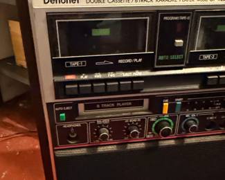 Denonette GP-K220 Double Cassette / 8-Track Karaoke Player