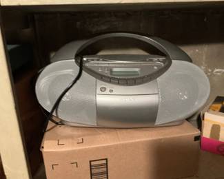 Sony CFD-S01 Boombox CD Player Radio