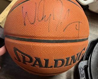 Spalding NBA Gold Series Basketball with Autographs
