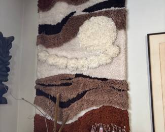 Mid-Century Modern Rya Wall Hanging