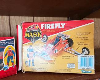 M.A.S.K. Firefly "Dune Buggy" Rocket Glider with Action Figure Julio Lopez