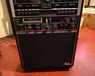 Denonette GP-K220 Double Cassette / 8-Track Karaoke Player