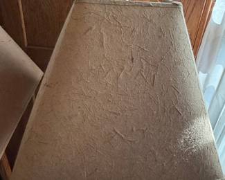 Arts and Crafts Style Oak Table Lamps (Pair)