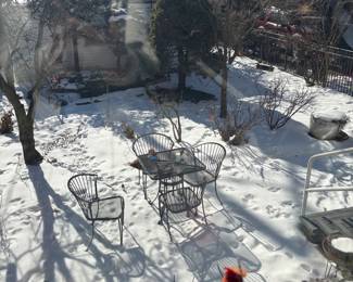 Wrought Iron Patio Set