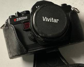 Vivitar V3300SE 35mm SLR Camera with Case