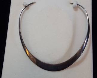 Sterling Silver Collar Necklace