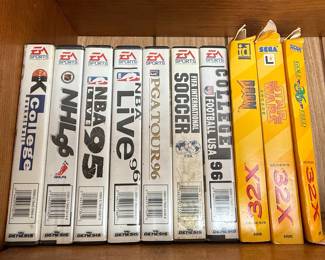 Sega Genesis EA Sports and 32X Video Games Collection
