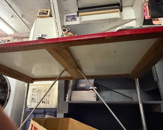 Vintage Enamel Top Kitchen Table