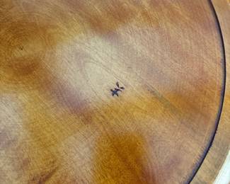 Vintage Japanese Iris Lacquer Tray and Framed Silk Art