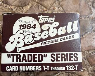 1984 Topps Baseball "Traded" Series Box