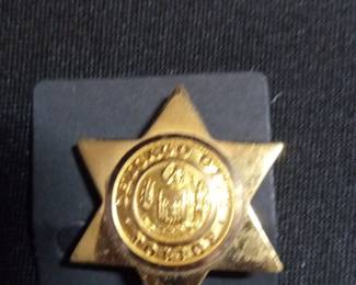 Six-Pointed Star Badge with Central Emblem - Chicago Police Department