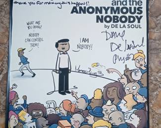 De La Soul "and the Anonymous Nobody..." Vinyl Record - Signed