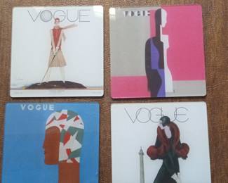Vogue Magazine Cover Art Prints (Set of 4)