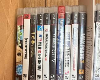 PlayStation 3 Video Games Lot