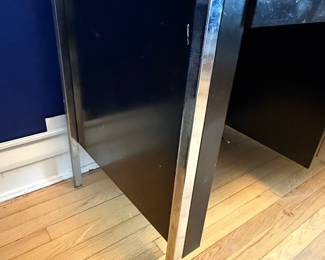 Mid-Century Modern Metal and Wood Desk