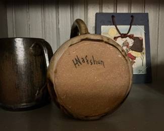 Hand-thrown Stoneware Pitcher and Pot