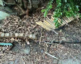 Bamboo Garden Edging and Decorative Elements