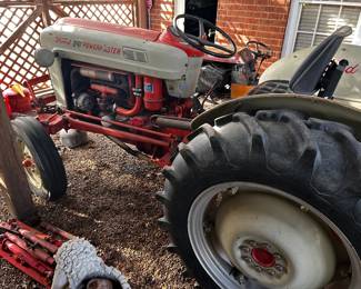 Ford 841 tractor with implements-works well
